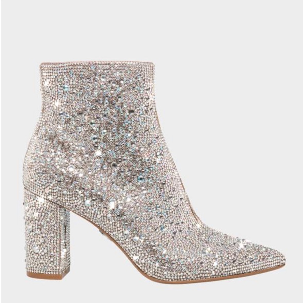 Betsey Johnson Rhinestone bootie